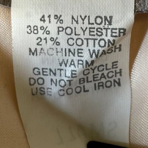 80s Vintage Character "Cuddleskin" Pink Satin Fleece Victorian Style Nightgown S - Picture 8 of 8